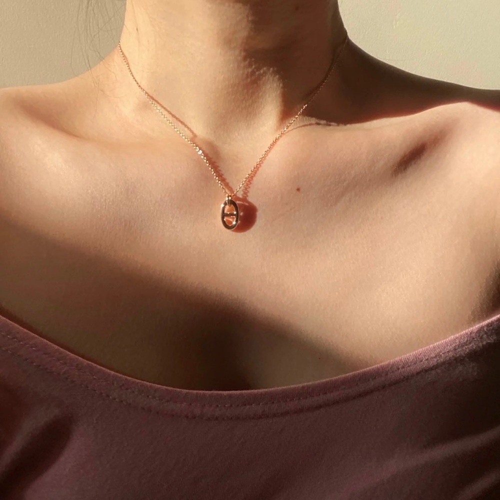 BRAND NEW HERMES Farandole Necklace/ Rose gold